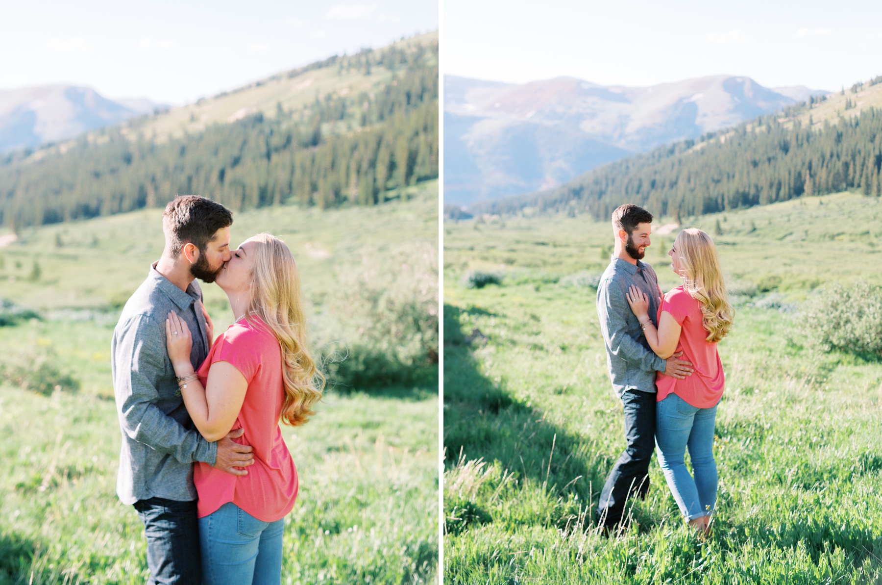 colorado mountain engagement session