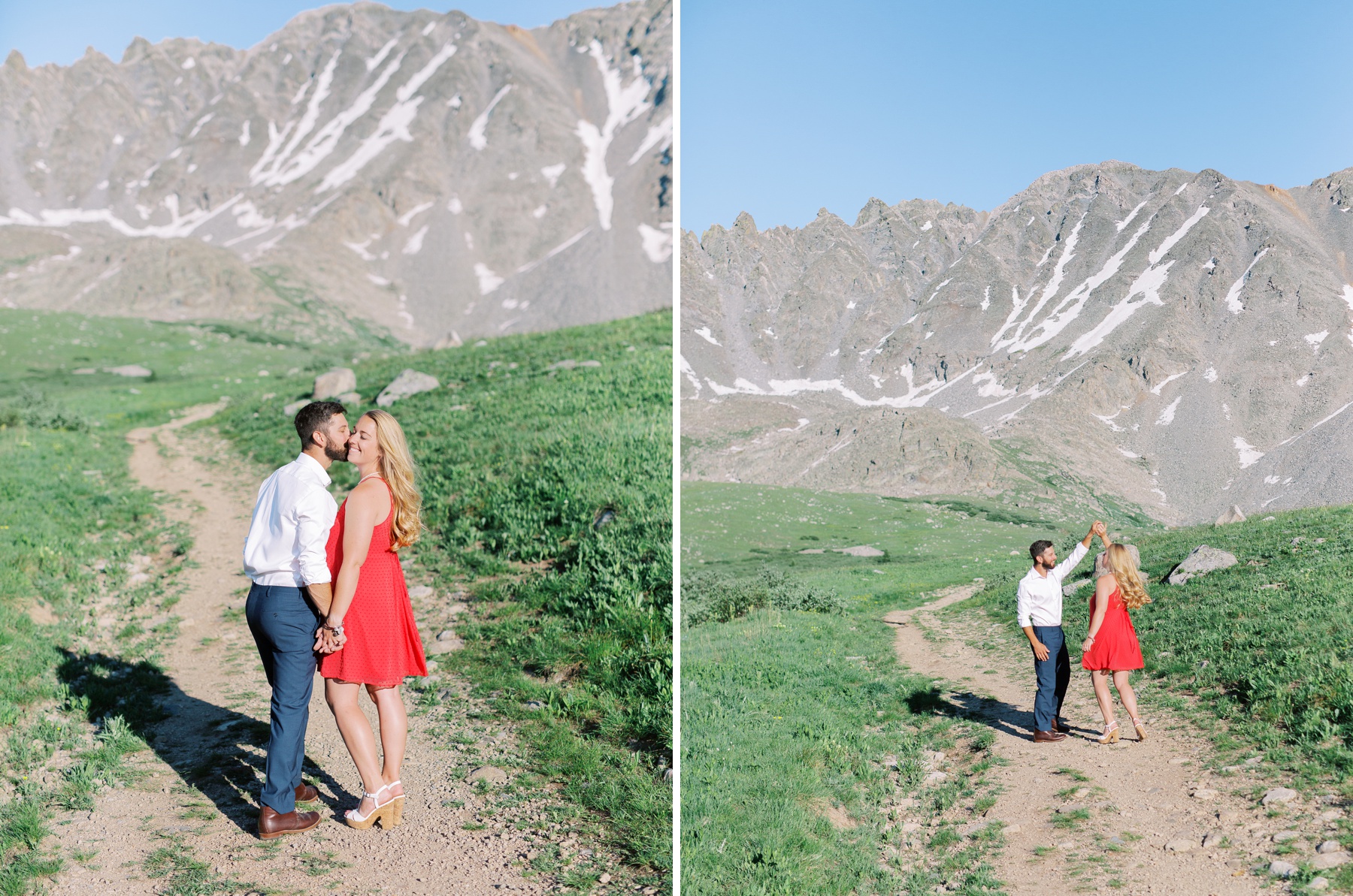 colorado mountain engagement session