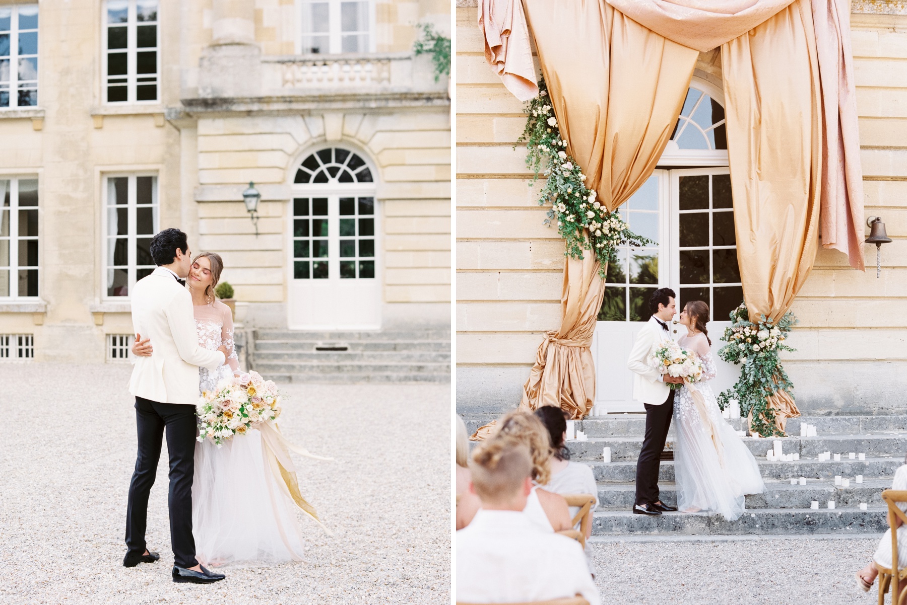romantic wedding normandy french countryside