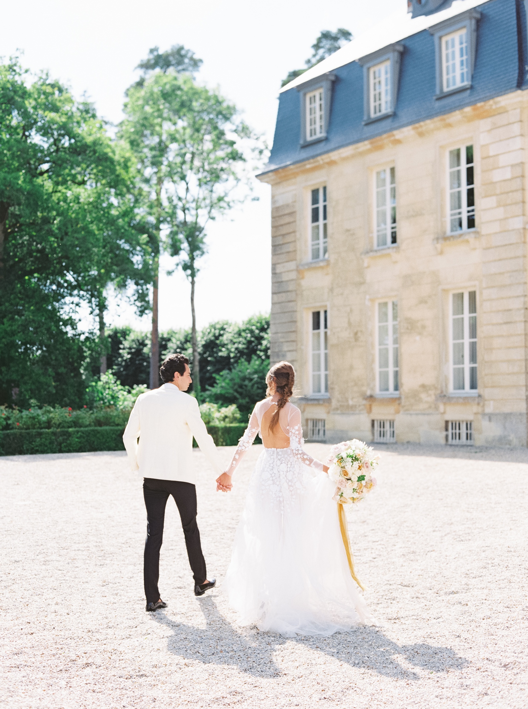 romantic french chateau wedding normandy france