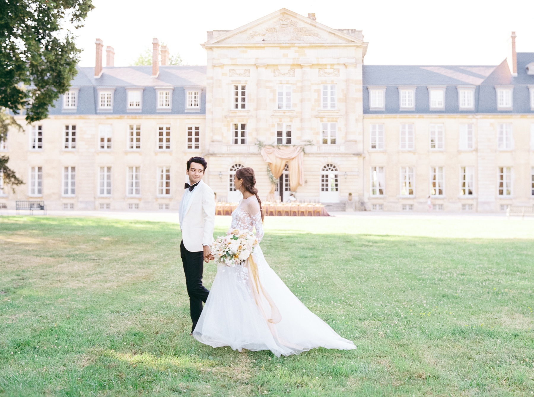 romantic french chateau wedding