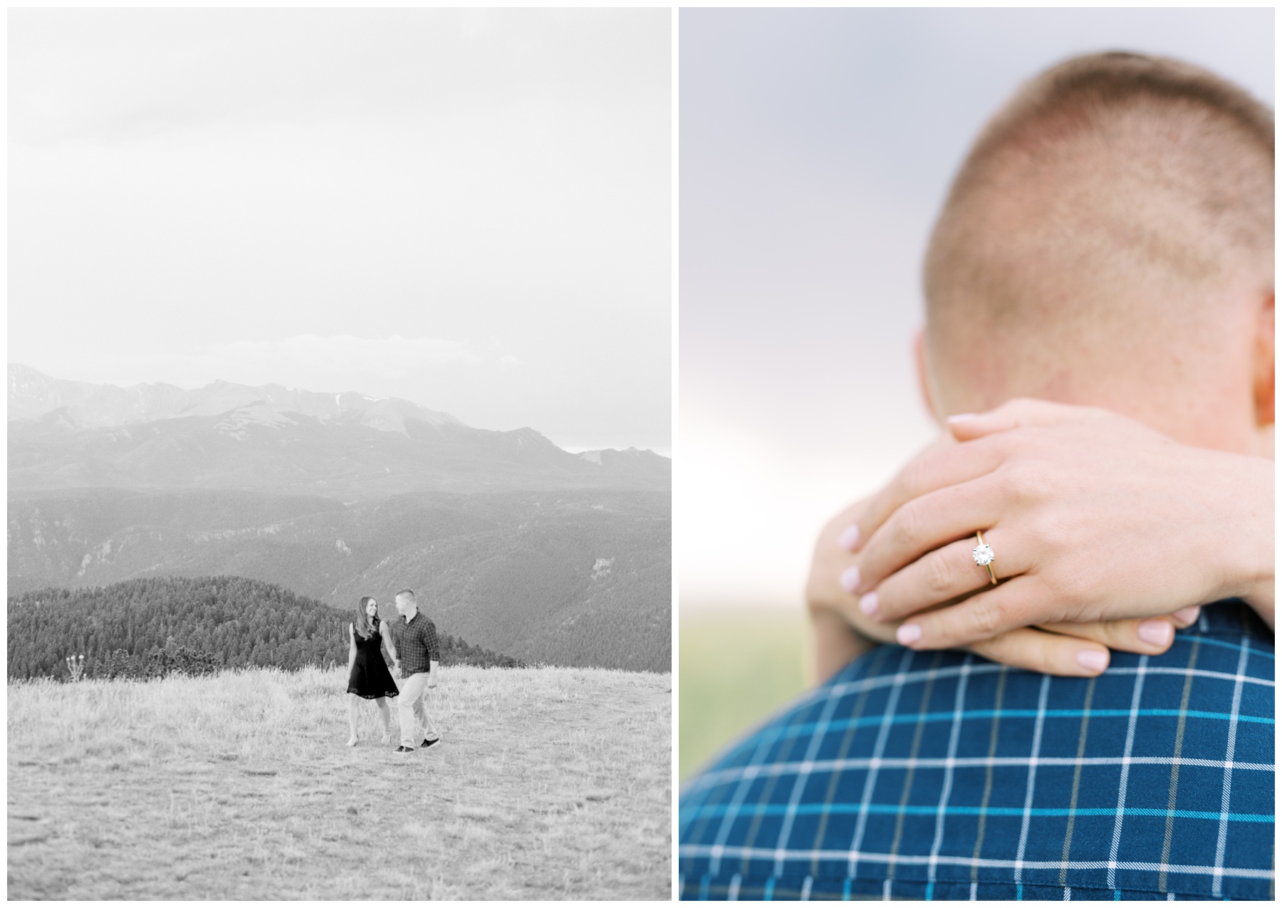 close up ring photo colorado engagement | Cat Murphy Photography