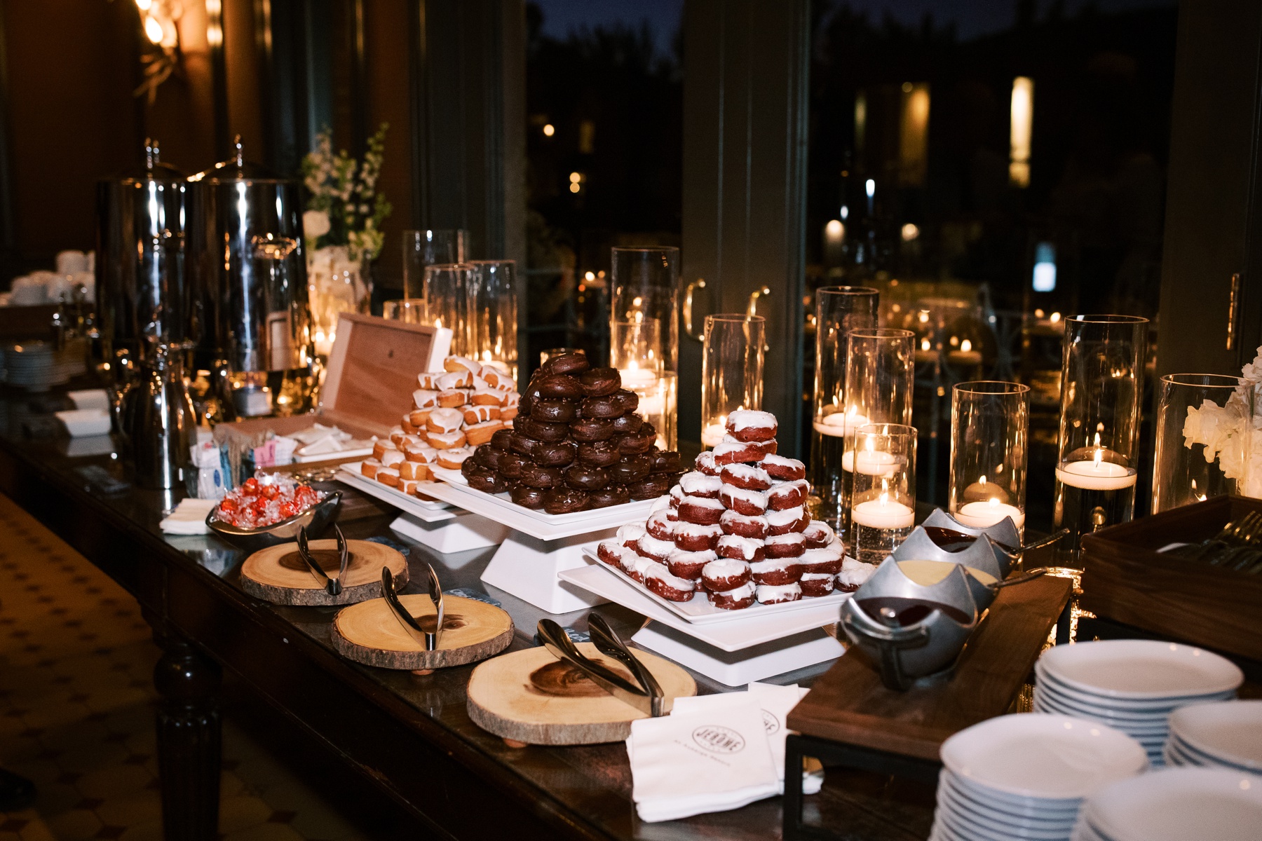 dessert bar hotel jerome aspen colorado wedding reception