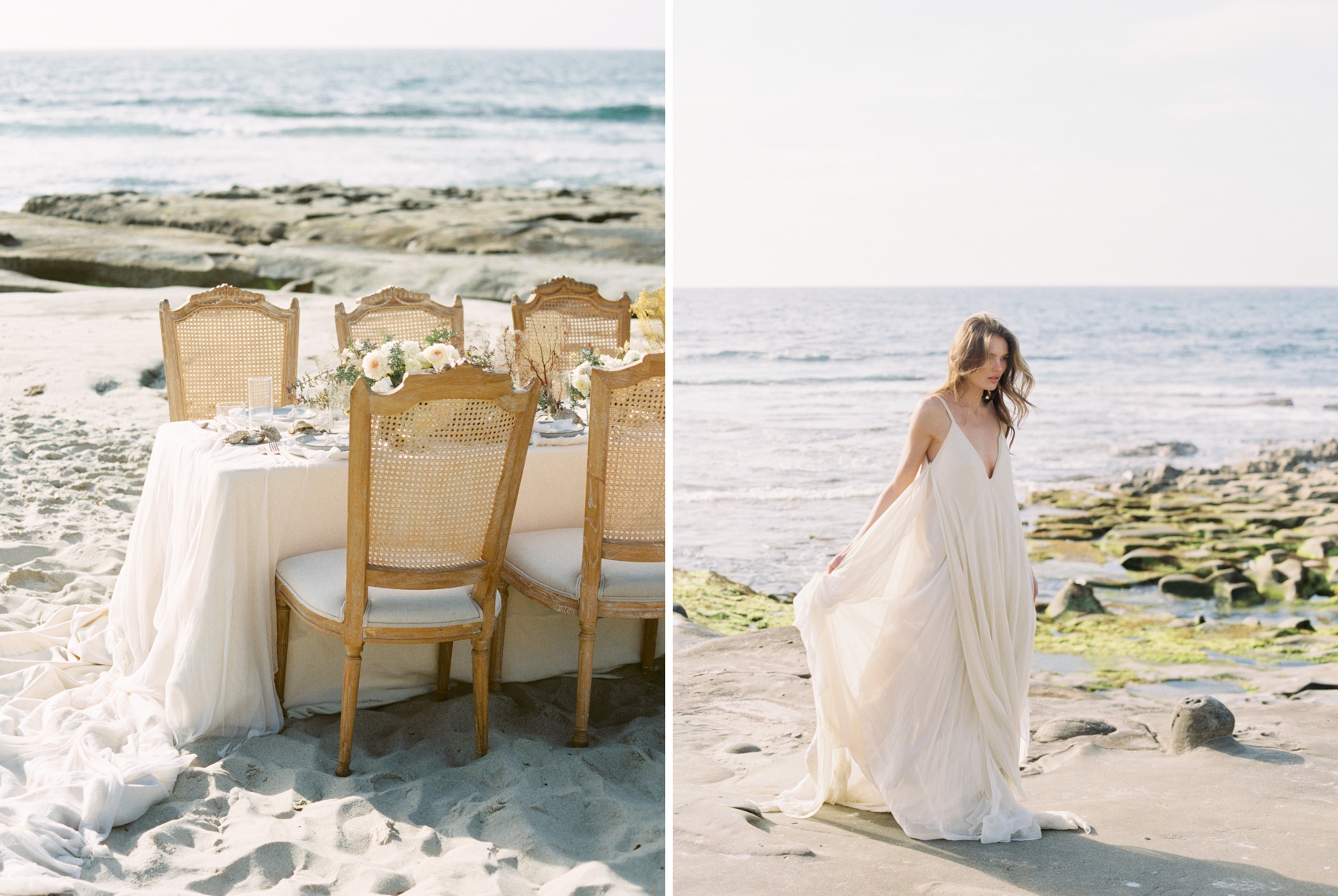 elegant beach wedding san diego california