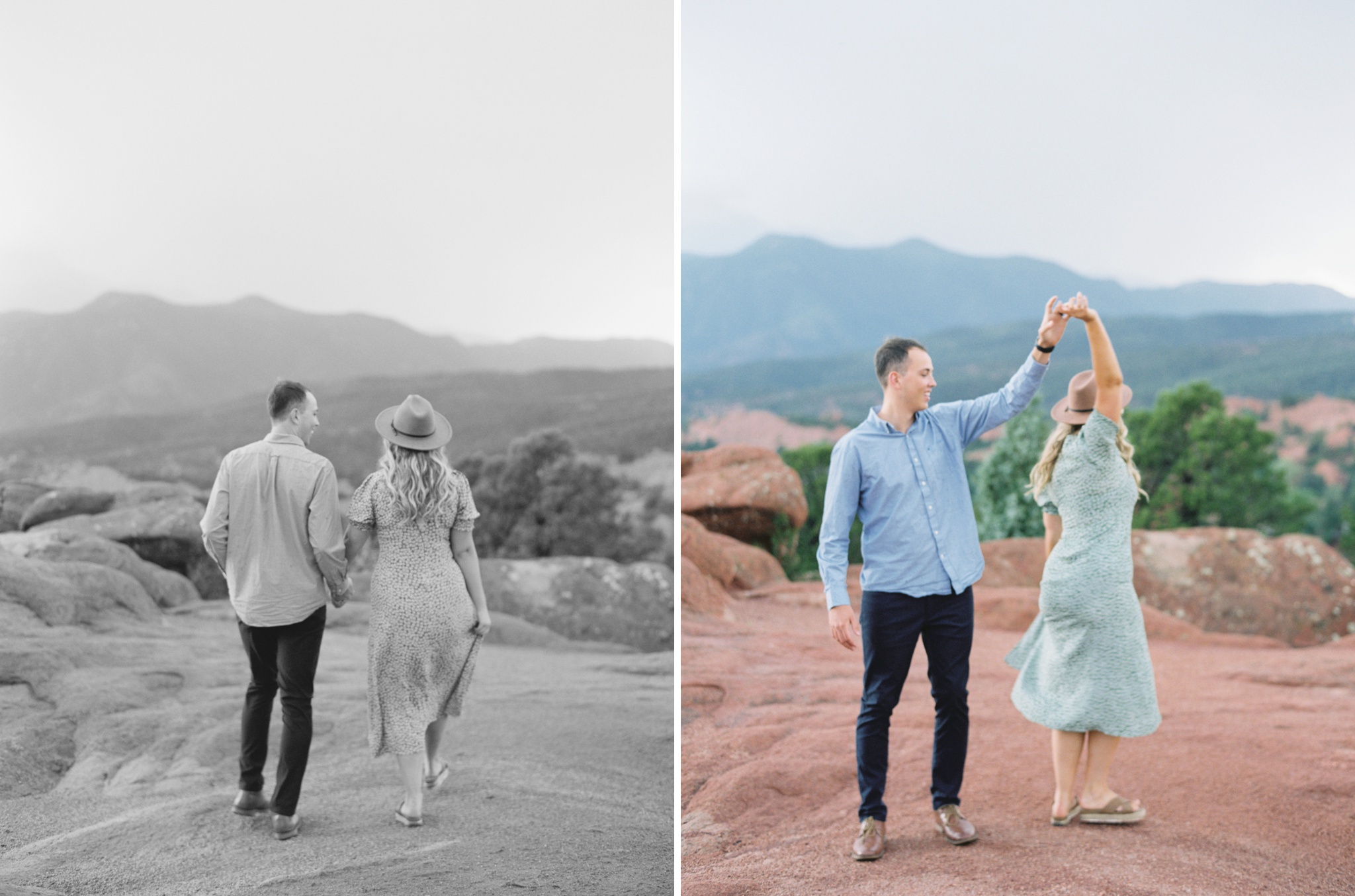 garden of the gods colorado springs portrait session cat murphy photography