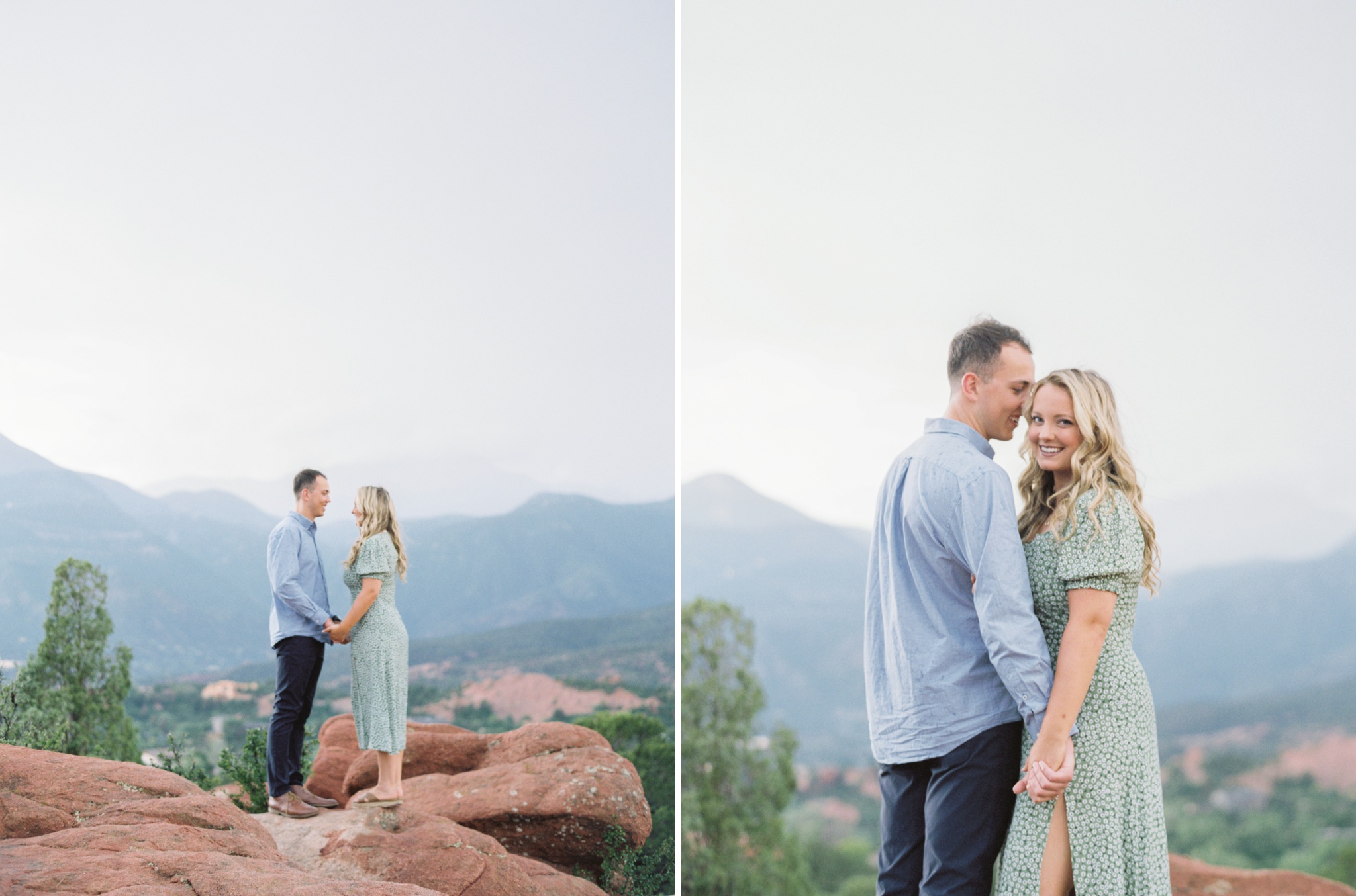 garden of the gods engagement session colorado springs photographer cat murphy photography