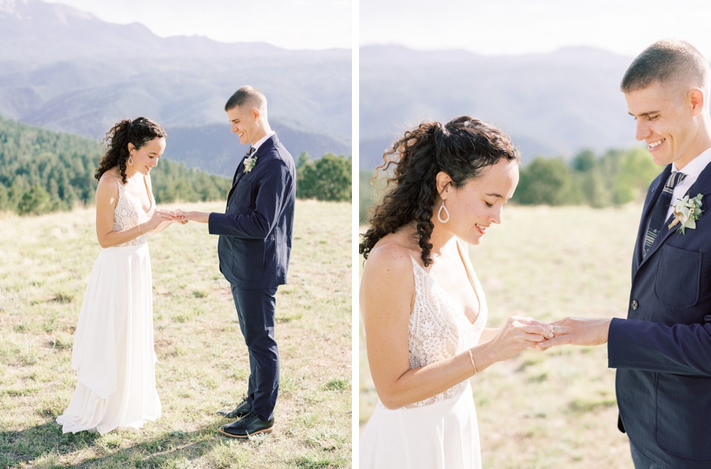 colorado mountain elopement wedding photographer