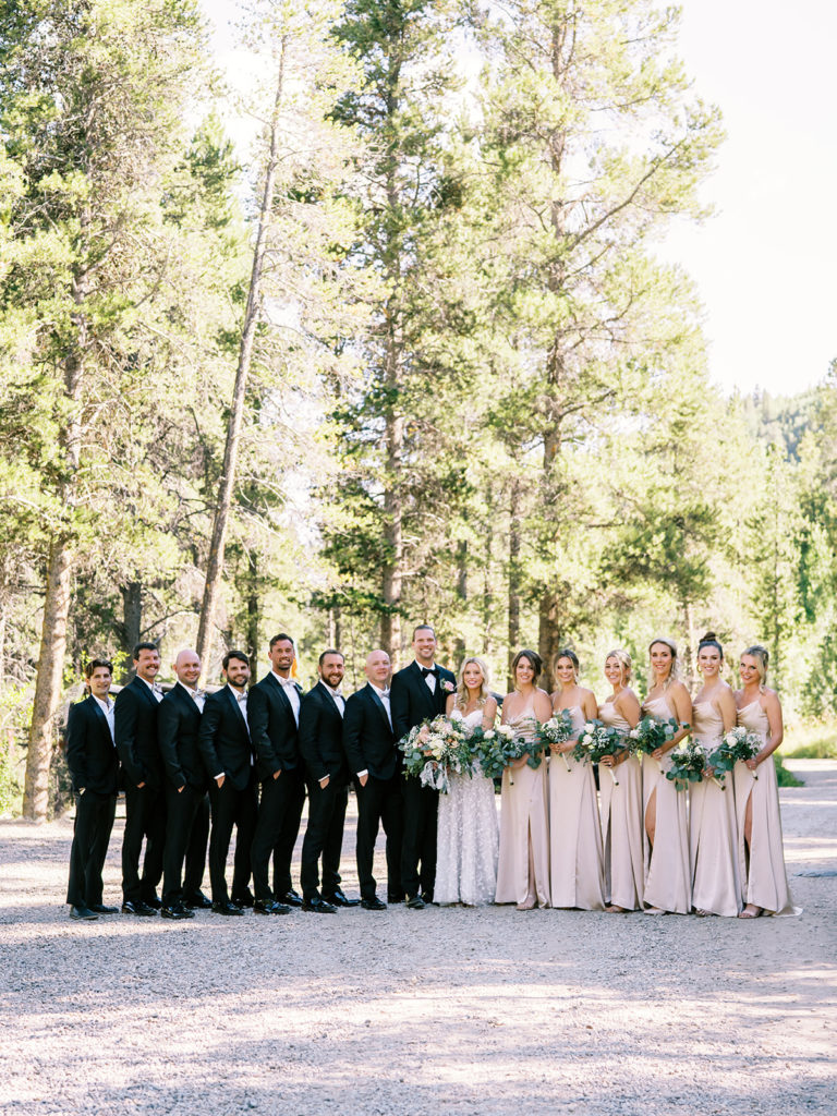 Camp Hale Wedding in Vail, Colorado - Wedding Party Bridal Party Photos